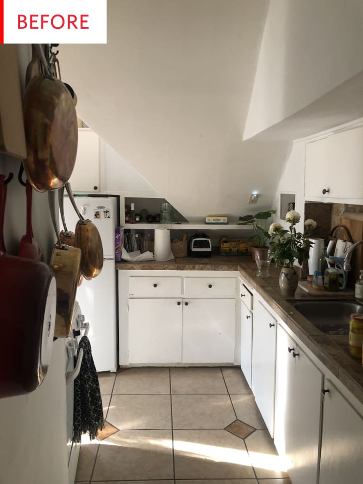 Rental Kitchen Makeover Colorful Ideas | Apartment Therapy